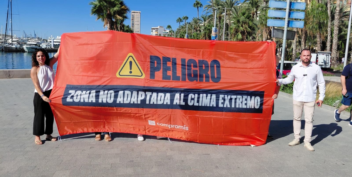 Los ediles de Compromís en Alicante, Sara Llobell y Rafa Mas. - 