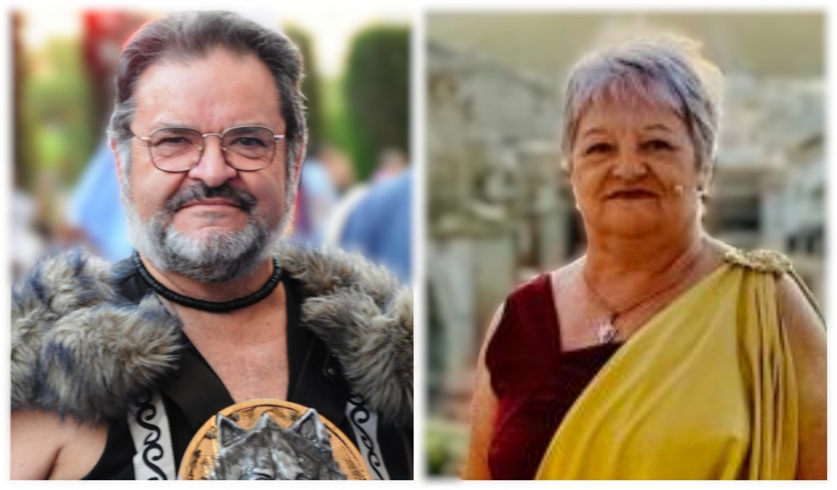 José María Navarro Cayuela y Ana Campos Pagán, 'Hannón el Navegante' y 'Gran Dama de Carthago' en las Fiestas de Carthagineses y Romanos