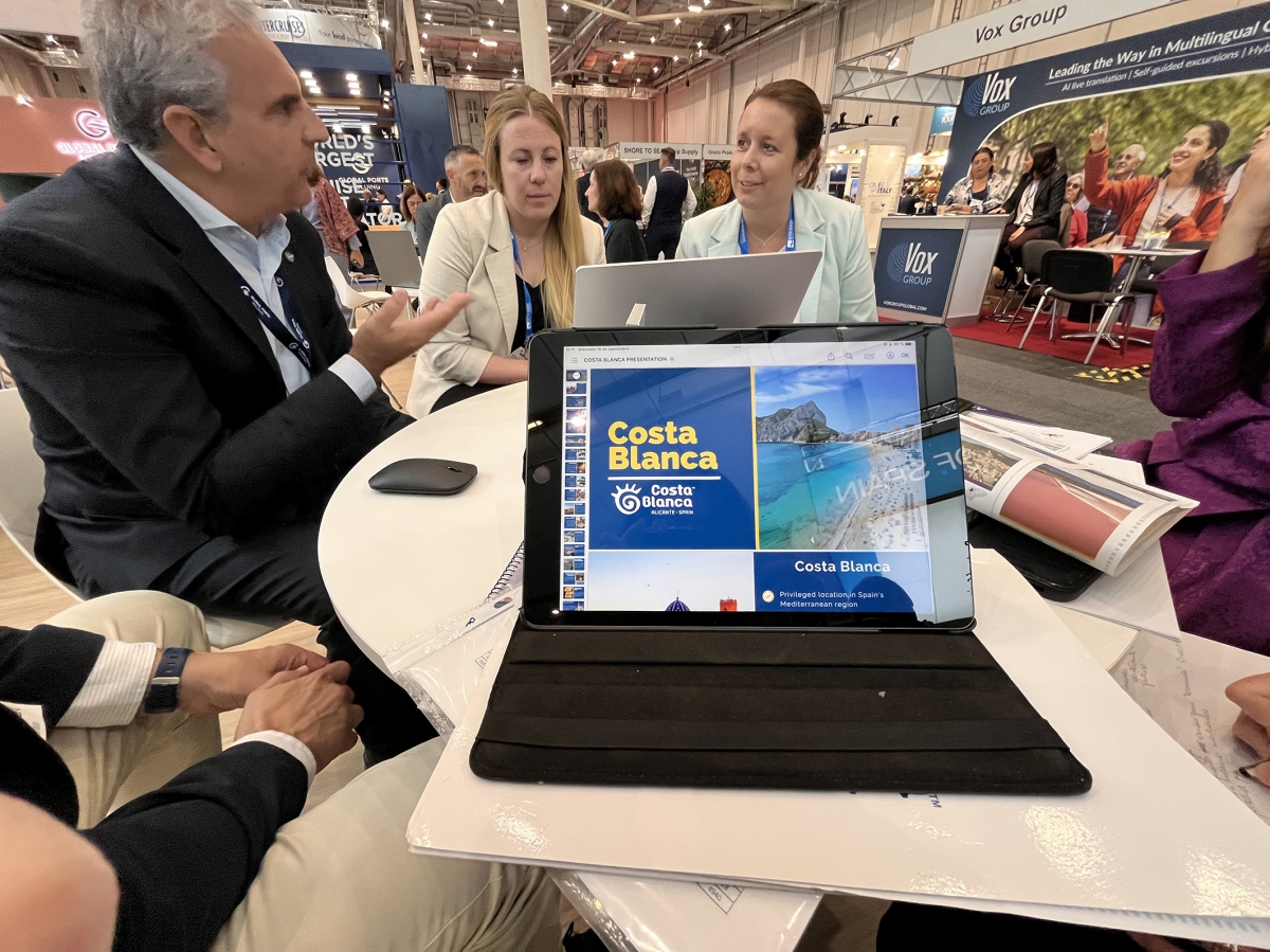 Costa Blanca promociona la oferta de toda la provincia ante las navieras en la 'Seatrade Europe'