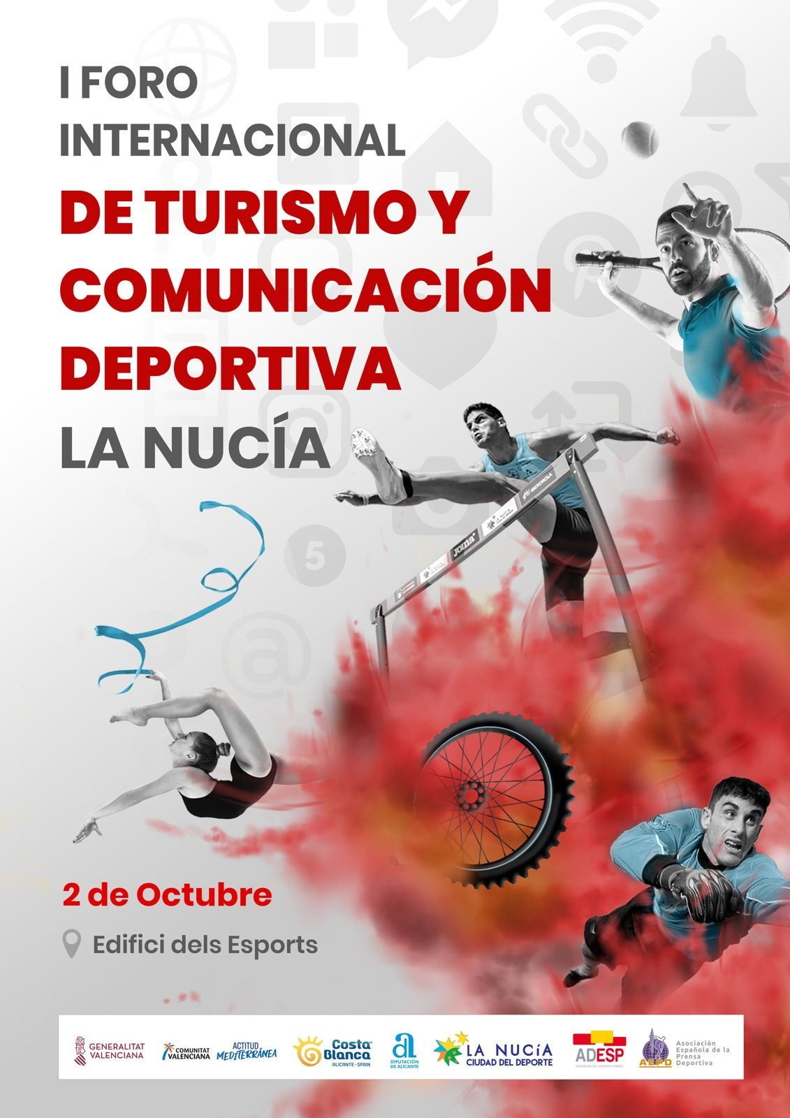 El Foro de Turismo y Comunicación Deportiva de La Nucía reunirá a los directores de los principales medios deportivos de España 