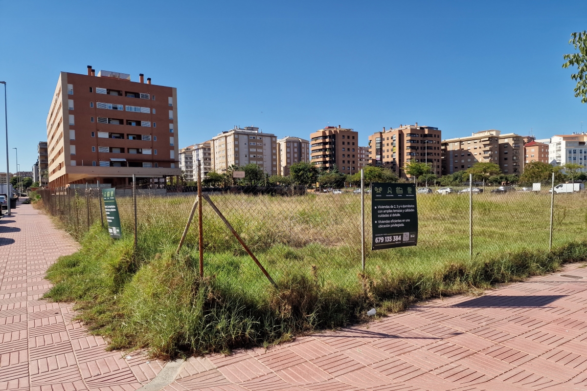 Seis millones y 63 viviendas: la zaragozana Neurbe proyecta una promoción frente al Palau de la Festa