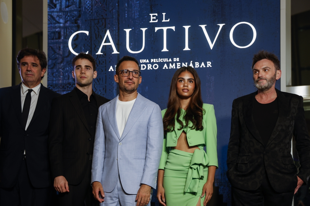 El equipo de la película, en el photocall del preestreno.