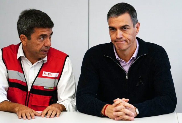 Mazón y Sánchez comen juntos en el Ventorro