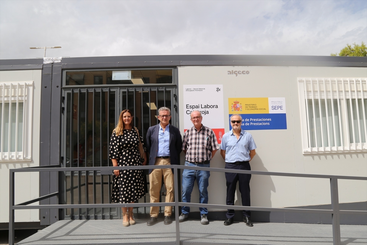 Galvañ avanza que las obras del nuevo Espai Labora de Catarroja finalizarán en octubre