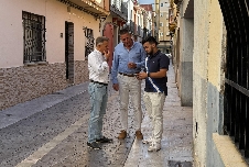 Burriana finaliza las obras en la calle Santa Ana y continua las labores del vial Bisbe Lluis Pérez