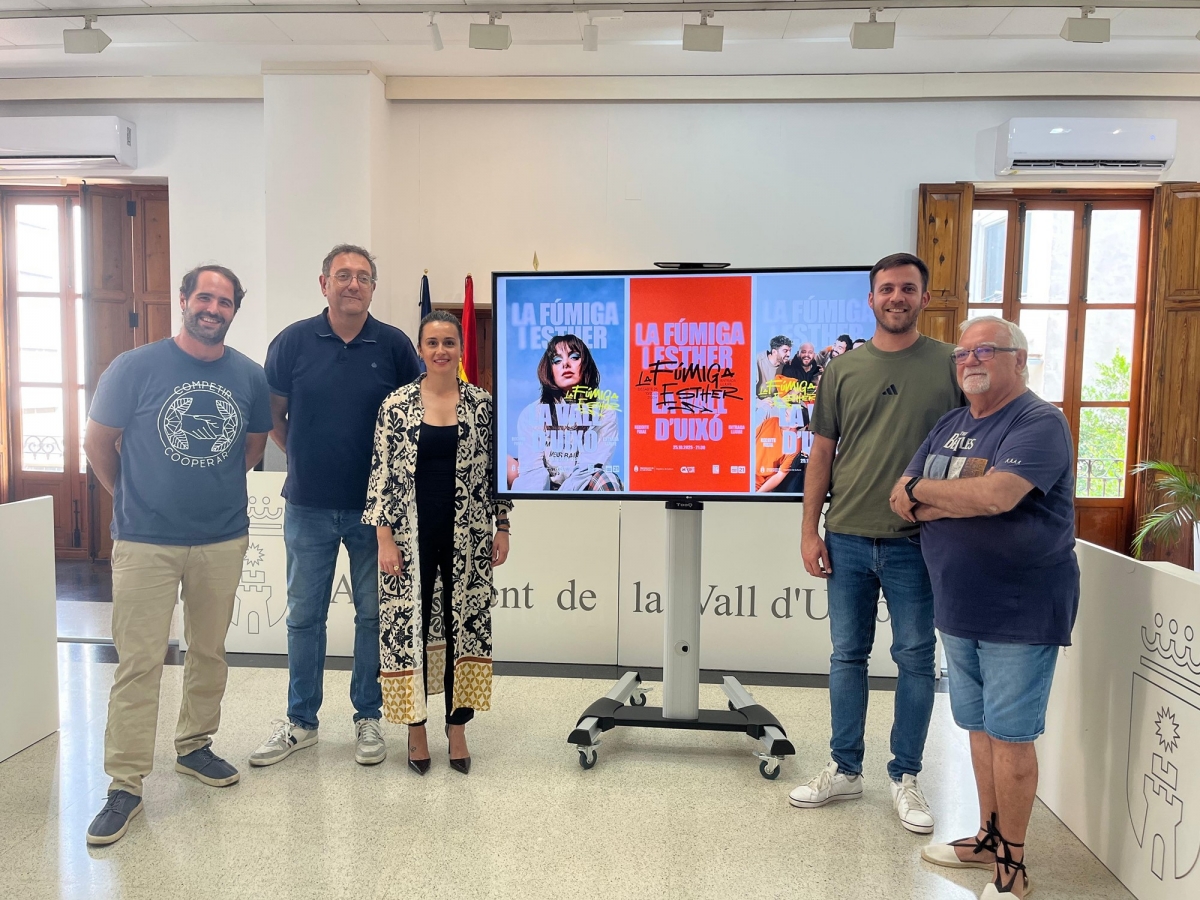 La Vall d'Uixó viurà el concert d'Esther i La Fúmiga dins de la programació de la Carta Pobla