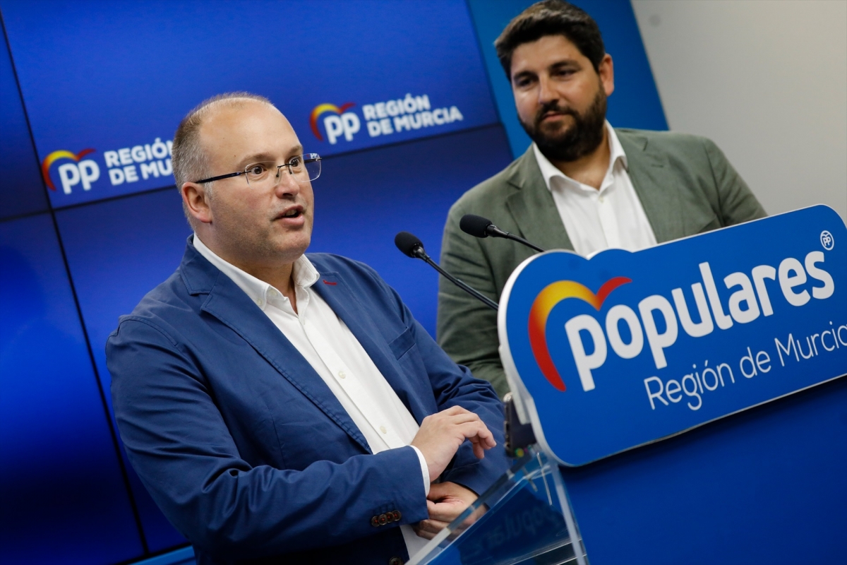 Miguel Tellado y López Miras, en una imagen de archivo. - Foto: EDU BOTELLA / EP