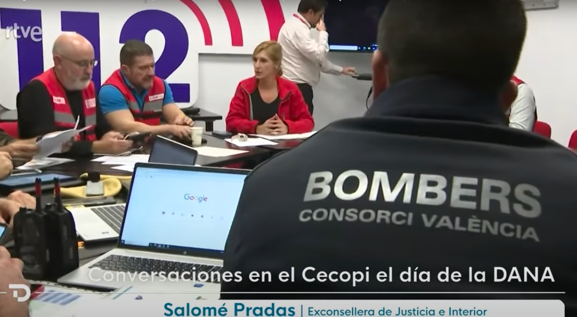 Captura de las imágenes emitidas por RTVE.