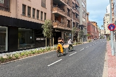 Compromís critica que las obras de la calle Herrero "han servido únicamente para borrar el carril bici"