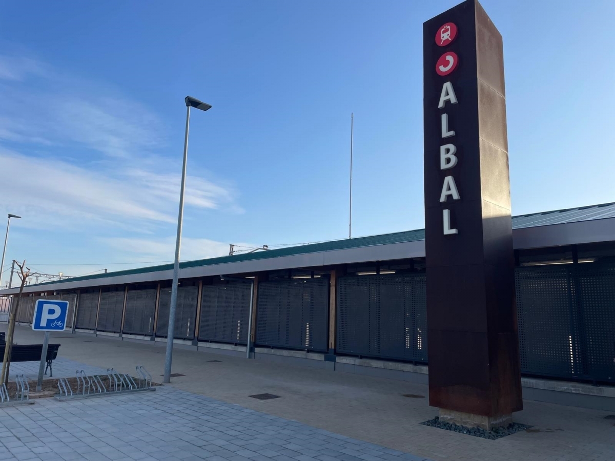 Estación de Albal. - Foto: MINISTERIO DE TRANSPORTES