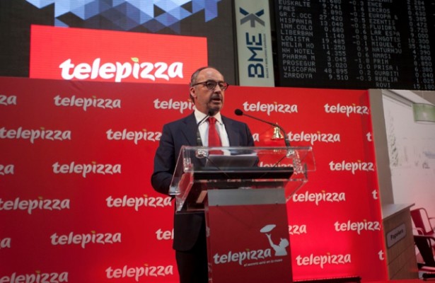 Telepizza se desploma en bolsa casi un 20% al cierre de su primer día de vuelta
