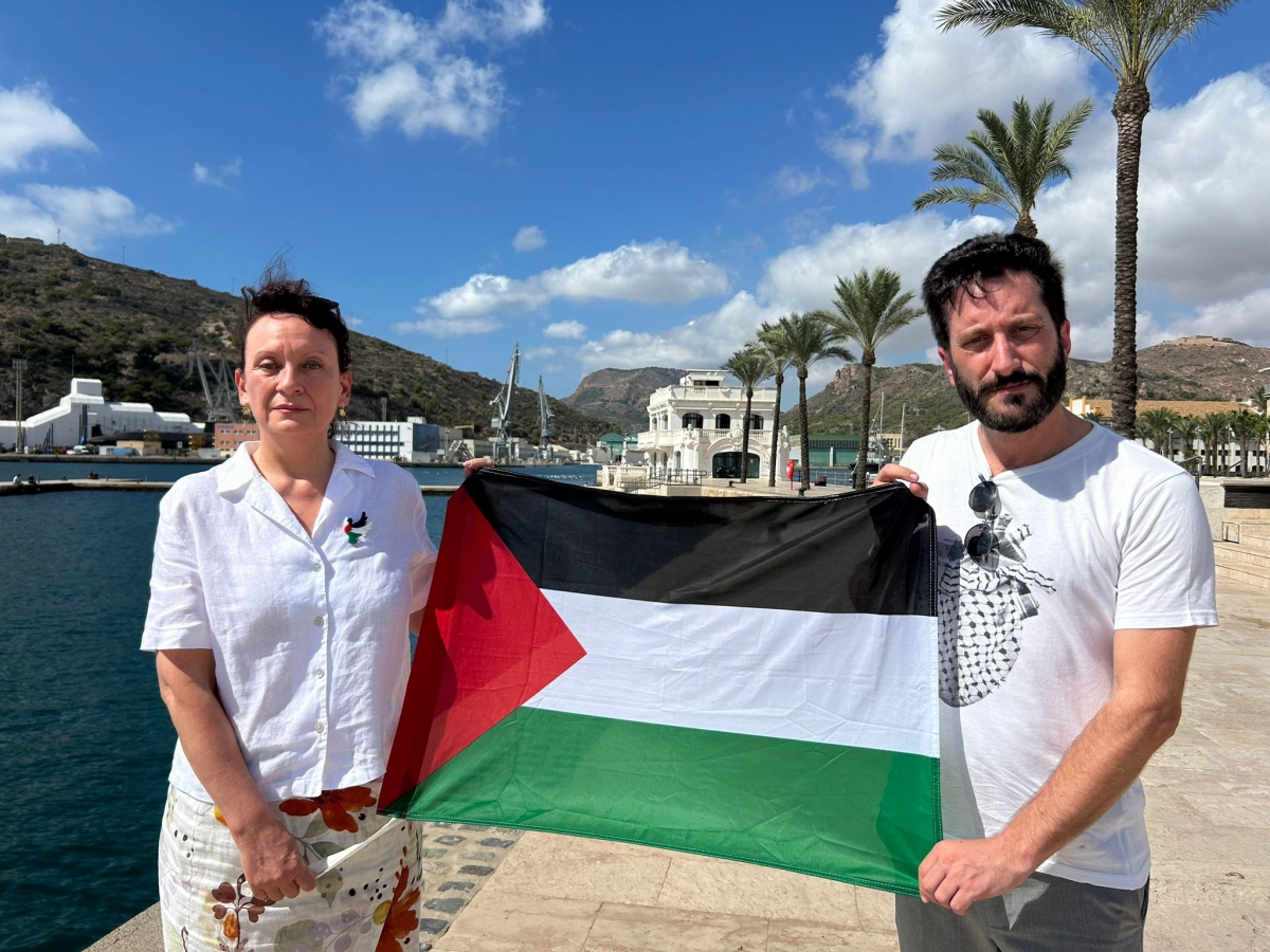 Palestina Libre y BDS denuncian la llegada a Cartagena de un buque vinculado a la explotación de territorios ocupados en Palestina