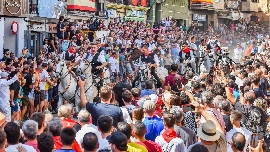 Segorbe cierra una semana de excelencia con una valerosa séptima Entrada de Toros y Caballos