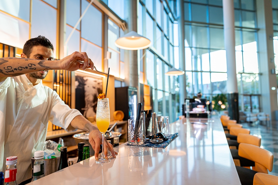 El Amas Sake Bar, antesala al restaurante japonés Amas. - Imagen: José Palazón El Amas Sake Bar, antesala al restaurante japonés Amas.