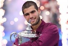 Alcaraz puede rebasar los 90 partidos este año con la Davis cuando su tope son los 77 de 2023