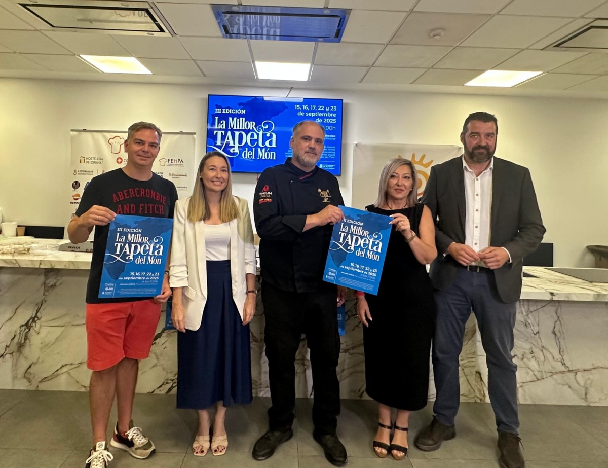 La tercera edición de 'La millor tapeta del món' reúne cinco propuestas gastronómicas de Alicante