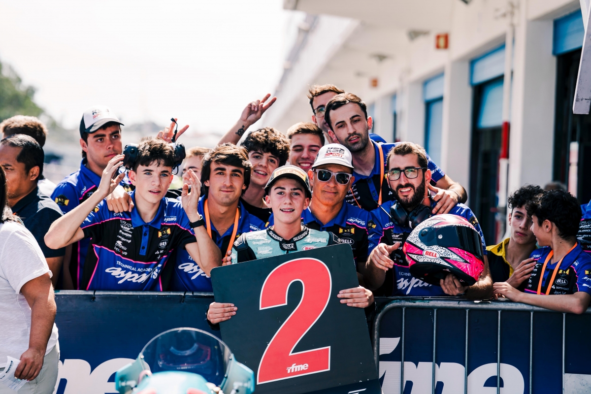 Enzo Zaragoza amplía su racha con siete podios consecutivos y peleará por el subcampeonato en Jerez