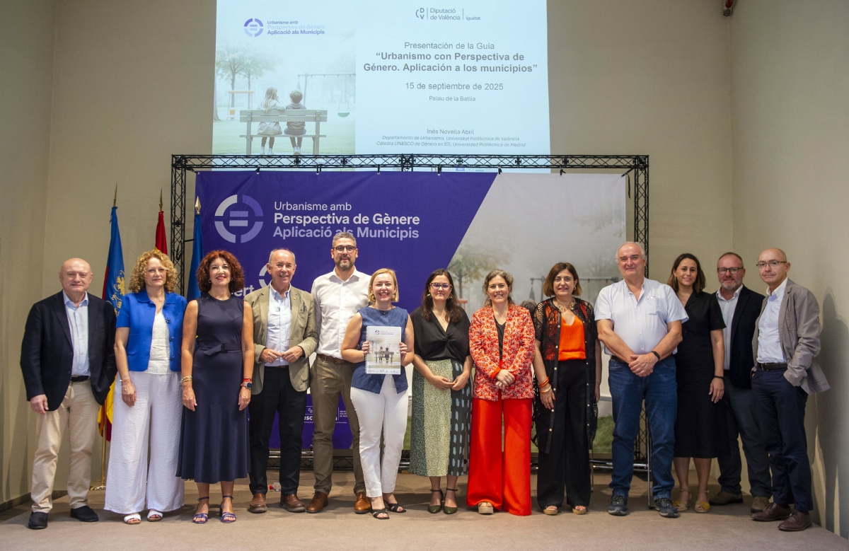 Presentación de la guía de urbanismo con perspectiva de género de la Diputación de Valencia. - Foto: DIVAL