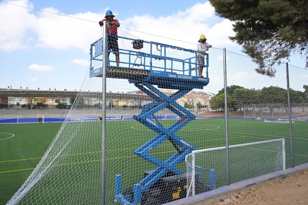 Paiporta ultima las actuaciones para que los cuatro equipos de fútbol puedan usar el campo de El Terrer esta temporada