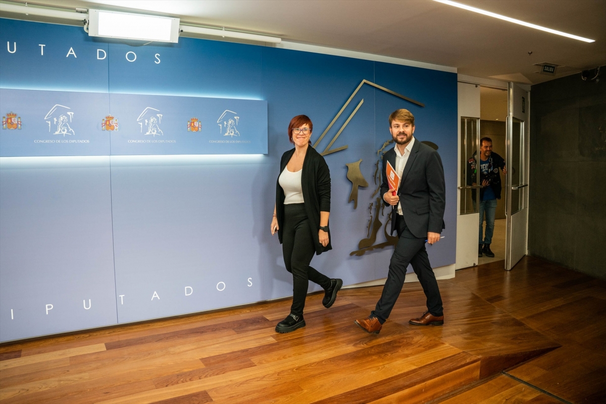 Los diputados en el Congreso Àgueda Micó y Alberto Ibáñez en una imagen de archivo.