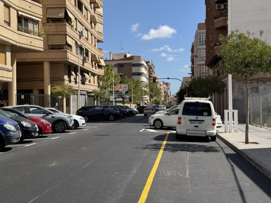 Finaliza la renovación del alcantarillado de la calle Antonio Machado en Elche
