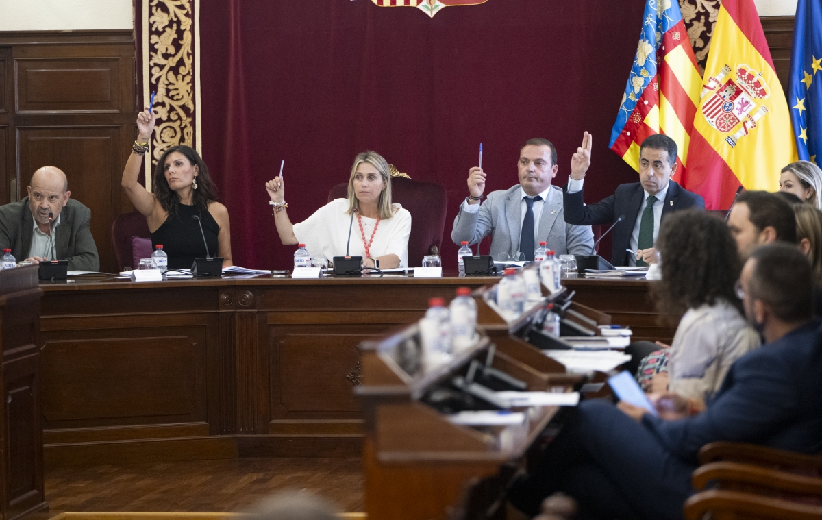 Pleno correspondiente al mes de agosto de la Diputación de Castellón. - 