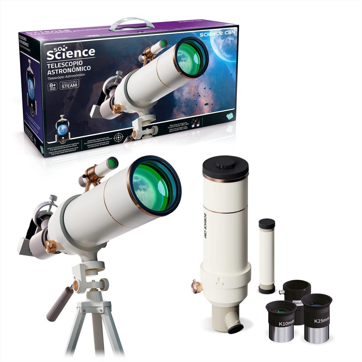 Productos científicos de Canal Toys.