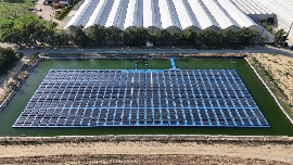 Isigenere, de Beneixama, pone sus sistemas de placas solares flotantes en Perpiñán