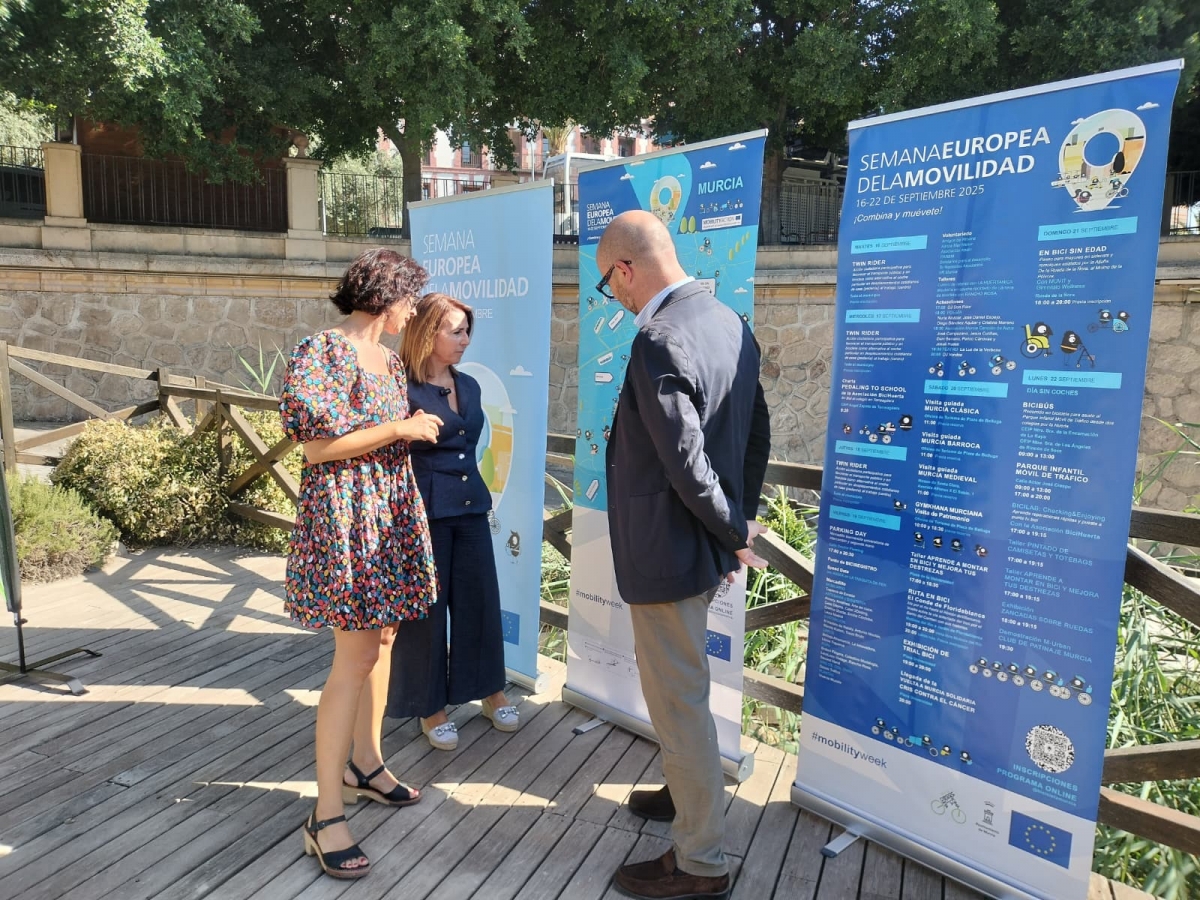 Rutas temáticas, recorridos sostenibles y mercadillos en aparcamientos para celebrar la movilidad en Murcia