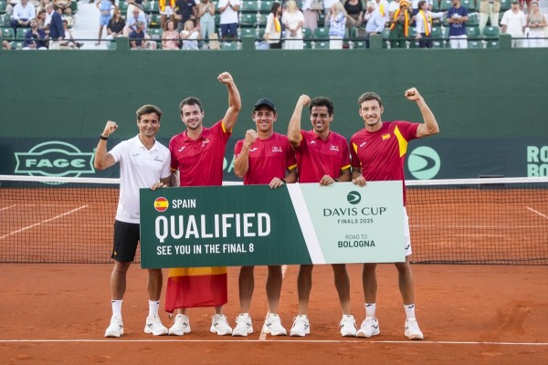 España, contra República Checa en los cuartos de final de la Copa Davis