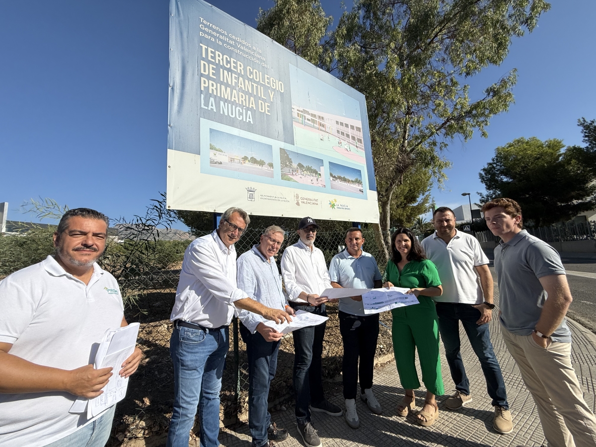 La Nucía anuncia el inicio de las obras del tercer colegio para octubre y su finalización en 2026