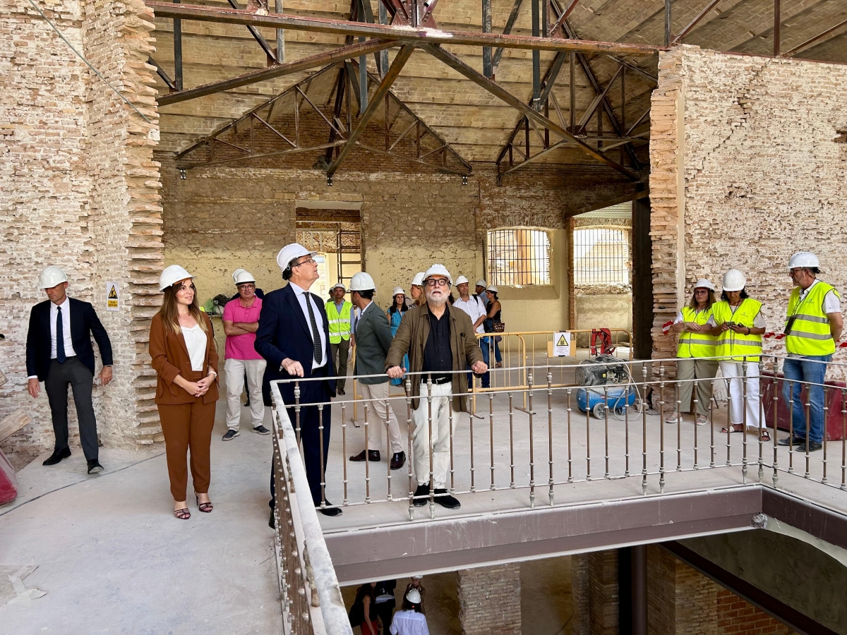 Visita de Jaume Plensa a la Cárcel Vieja - Foto: AYTO. MURCIA