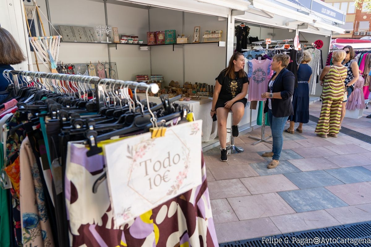La plaza Juan XXIII de Cartagena se convertirá en un gran bazar urbano del 3 al 5 de octubre