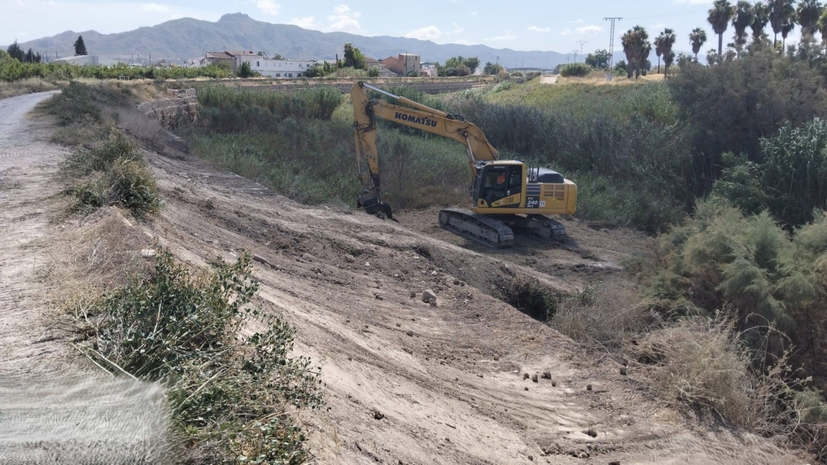 La CHS comienza el desbroce del cauce en el canal de El Reguerón por 150.000 euros