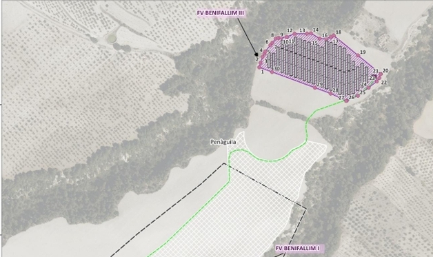 La Generalitat autoriza una segunda planta a Amber Solar en l'Alcoià: en Penáguila y con una potencia de 1,3 MW
