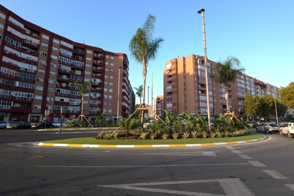 El Ayuntamiento de Cartagena renueva integralmente la Plaza Alicante para embellecer la entrada a la ciudad