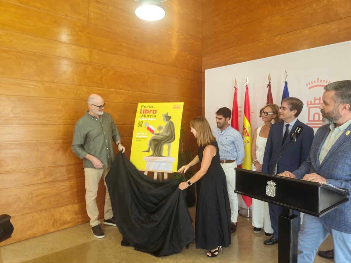 Presentación de la Feria del Libro de Murcia 2025 - Foto: AYTO. MURCIA Presentación de la Feria del Libro de Murcia 2025