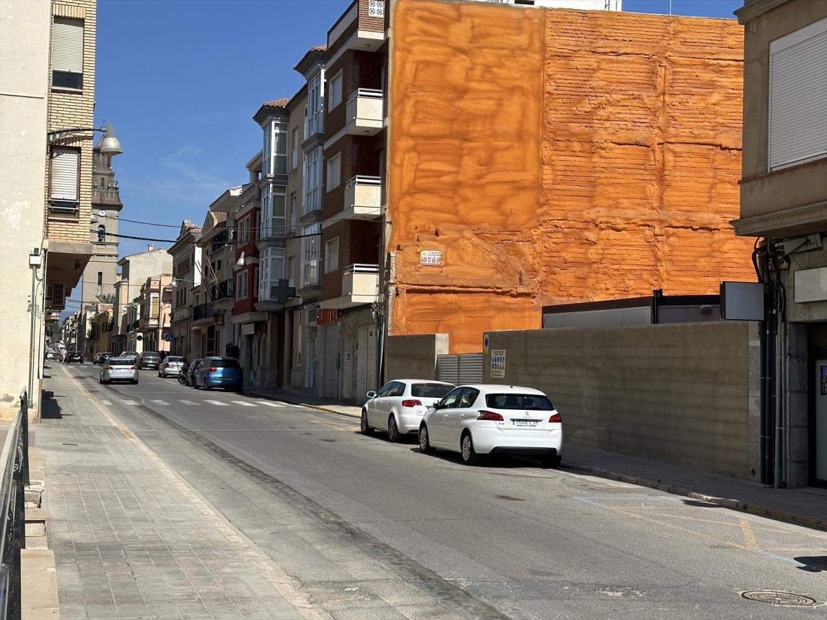 La calle Colón de la Pobla de Vallbona. - Foto: DIPUTACIÓN DE VALÈNCIA