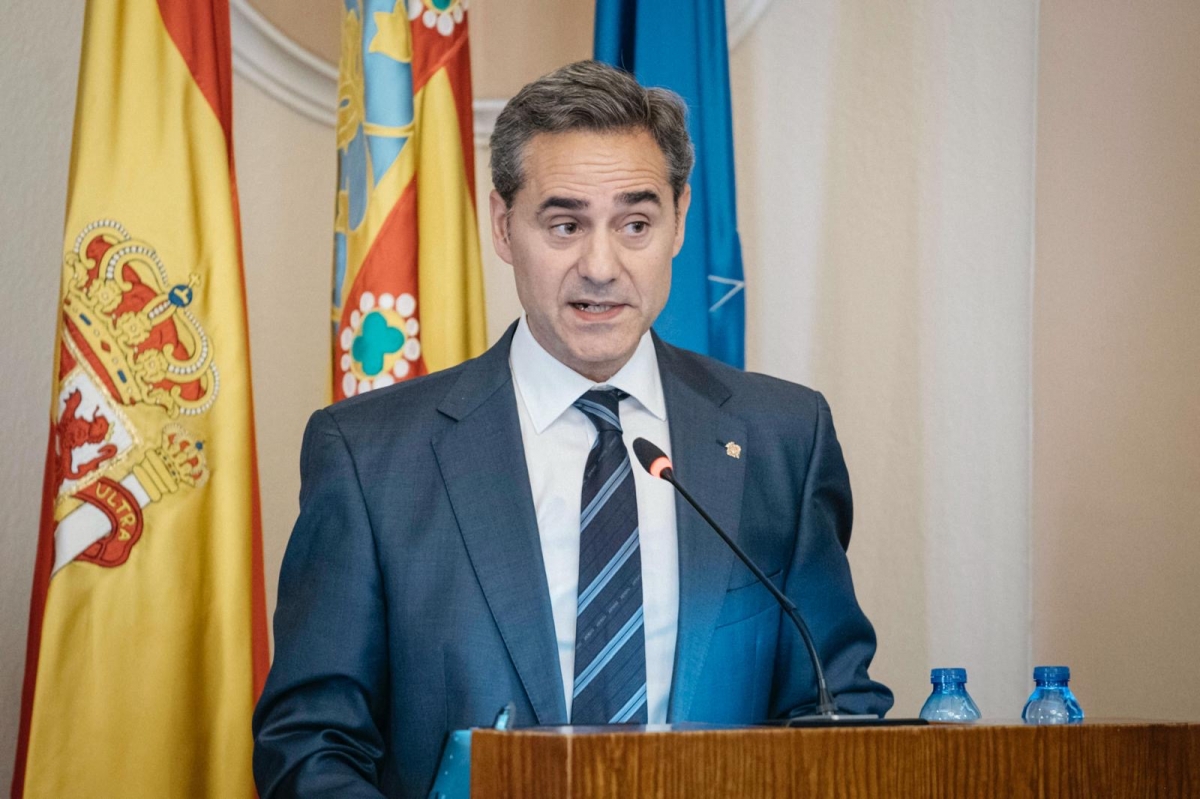 El concejal de Seguridad en el Ayuntamiento de Castelló y líder de Vox, Antonio Ortolá