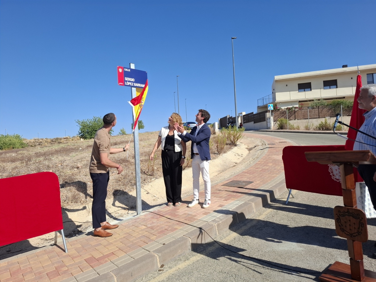 Sergio López Barranco tiene una calle con su nombre en Alcantarilla, donde reside y entrena