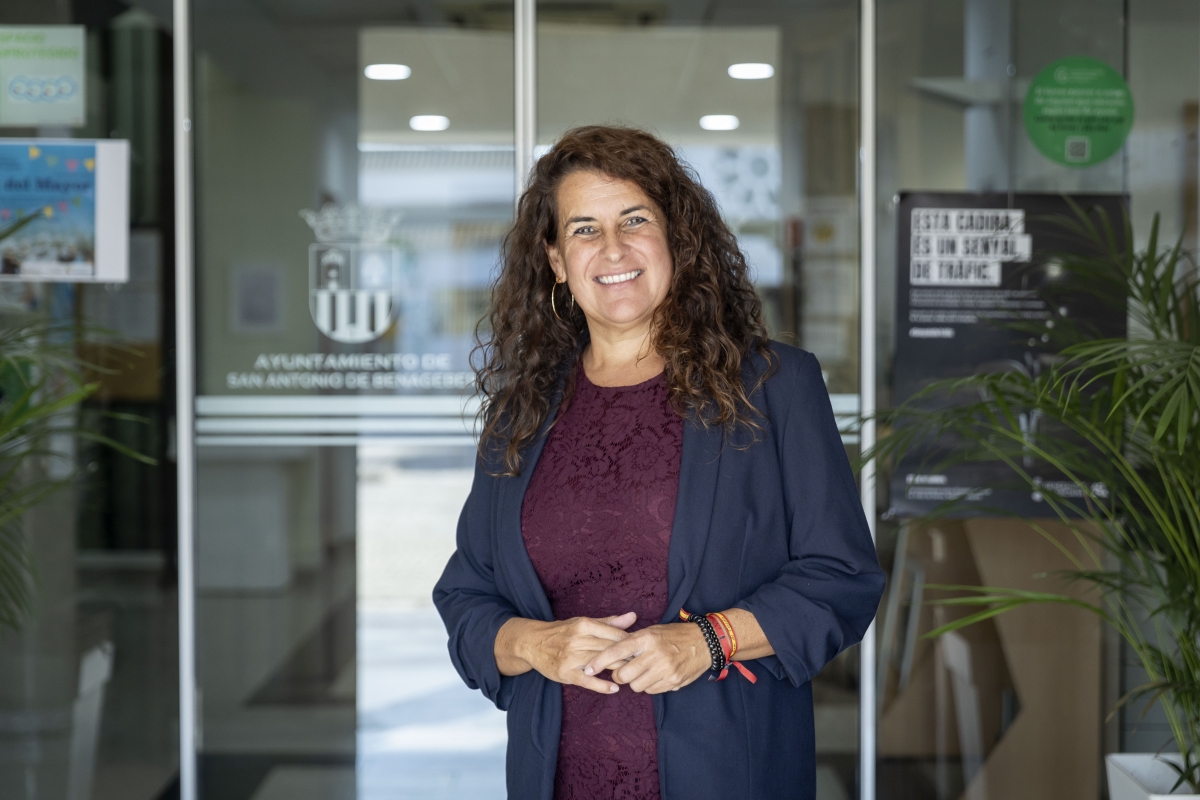 Eva Tejedor Marí, alcaldesa de San Antonio de Benagéber.