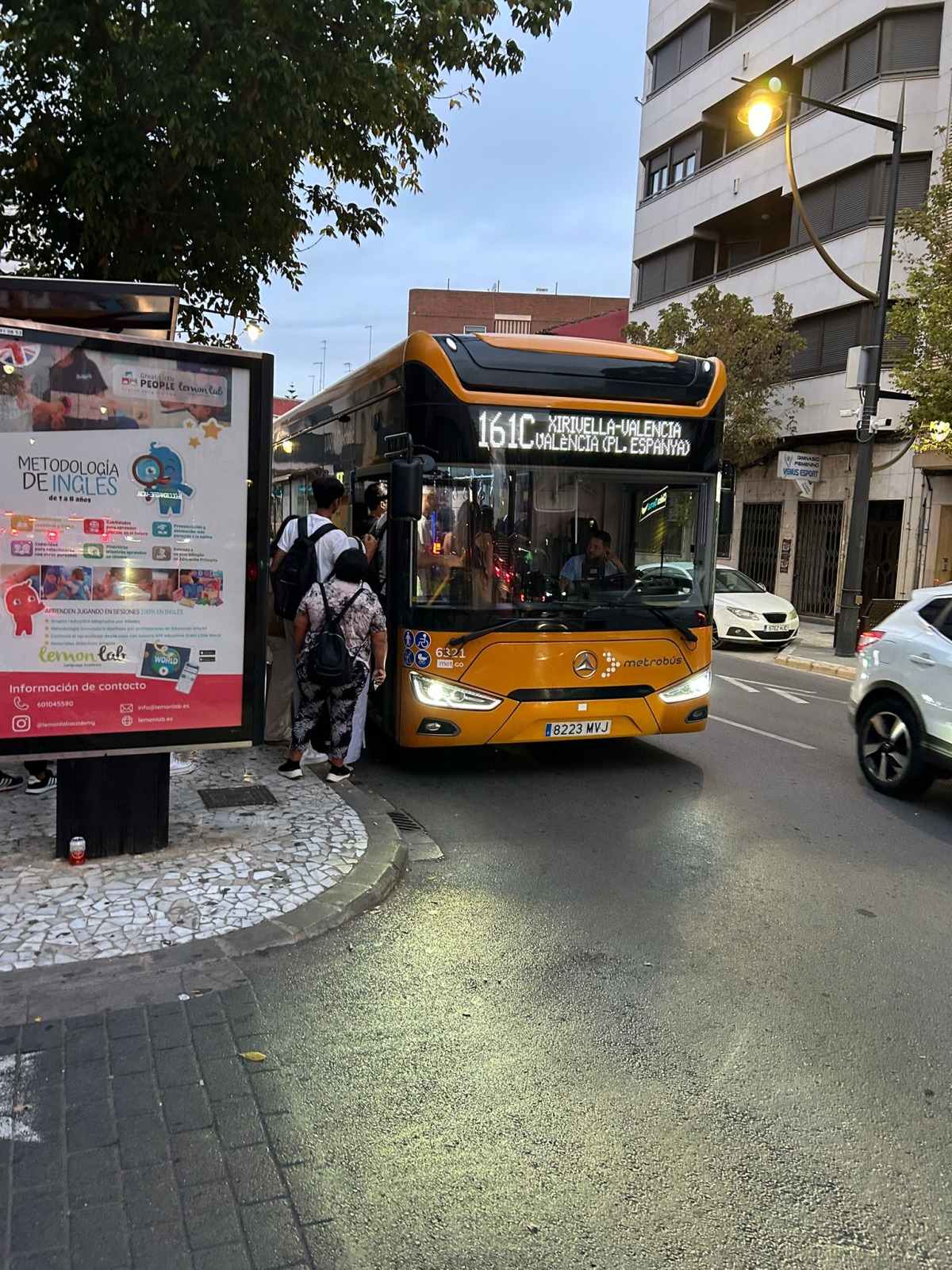 Línea de autobús 161 C que conecta Xirivella con València. - Foto: AYUNTAMIENTO DE XIRIVELLA