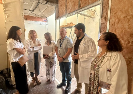 Sanidad avanza en las obras de la Unidad de Enfermedades Raras y ELA del Doctor Balmis