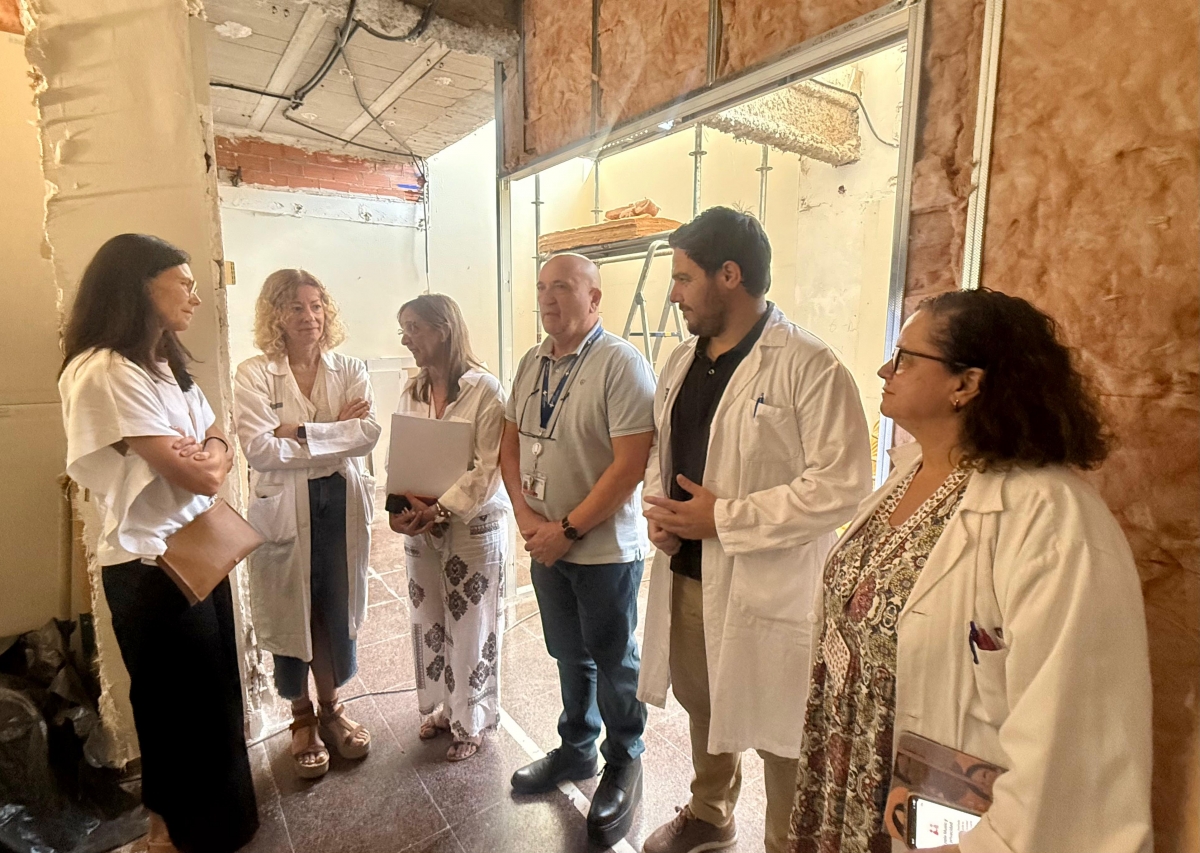 Sanidad avanza en las obras de la Unidad de Enfermedades Raras y ELA del Doctor Balmis
