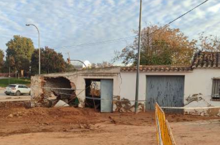 Entorno afectado de El Remedio, Utiel - Foto: DIPUTACIÓN DE VALENCIA Entorno afectado de El Remedio, Utiel