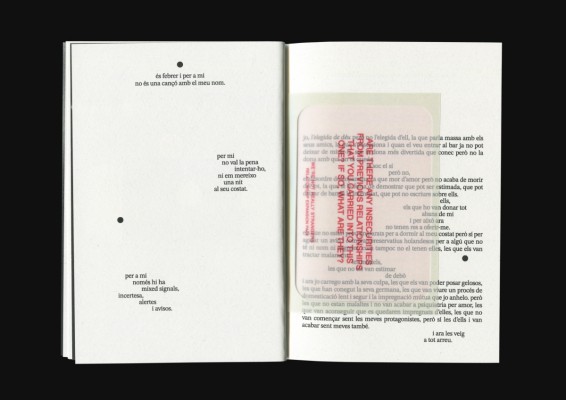 ‘Ocho pequitas’: un fanzine traslúcido para hablar sobre el amor
