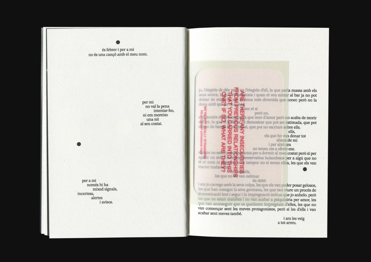 ‘Ocho pequitas’: un fanzine traslúcido para hablar sobre el amor