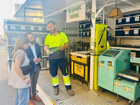 Reciplasa aumenta un 22,2% los servicios en su ecoparque móvil en el primer semestre del año