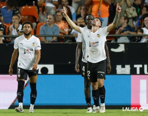 Las notas del Valencia CF 2-0 Athletic Club: Baptiste Santamaria cambia la cara del Valencia CF