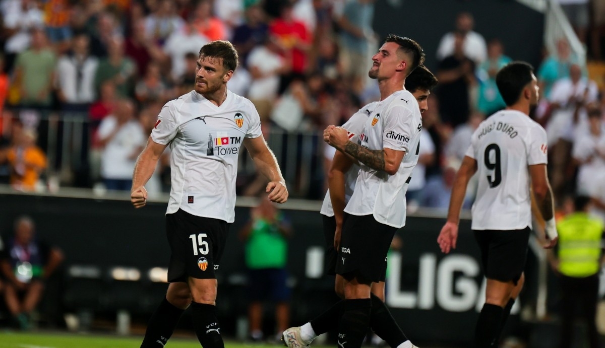 El Valencia firma su mejor arranque liguero en Mestalla desde 2017